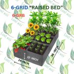 6 Grid Raised Bed 24" X 36" X 12"