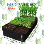 8 Grid Raised Bed 24" X 48" X 12"
