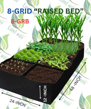 8 Grid Raised Bed 24" X 48" X 12"