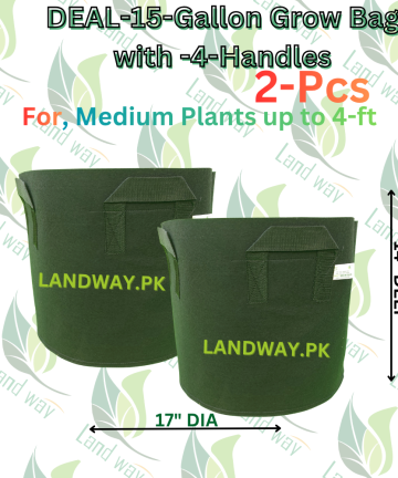 DEAL of 15-Gallon Fabric Pot Rs.999 (2-pcs)
