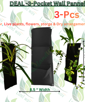 Deal of 3 Pockets Vertical Hanging Garden Only Rs.999 (3 pcs)