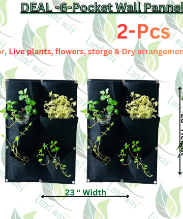 Deal of 6 Pockets Vertical Hanging Garden Only Rs.999 (2 pcs)